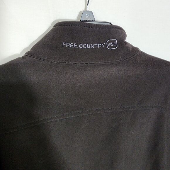 Free Country Men Windbreaker Jacket Soft Shell Insulated Fleece Lined Medium Zip - Picture 9 of 13
